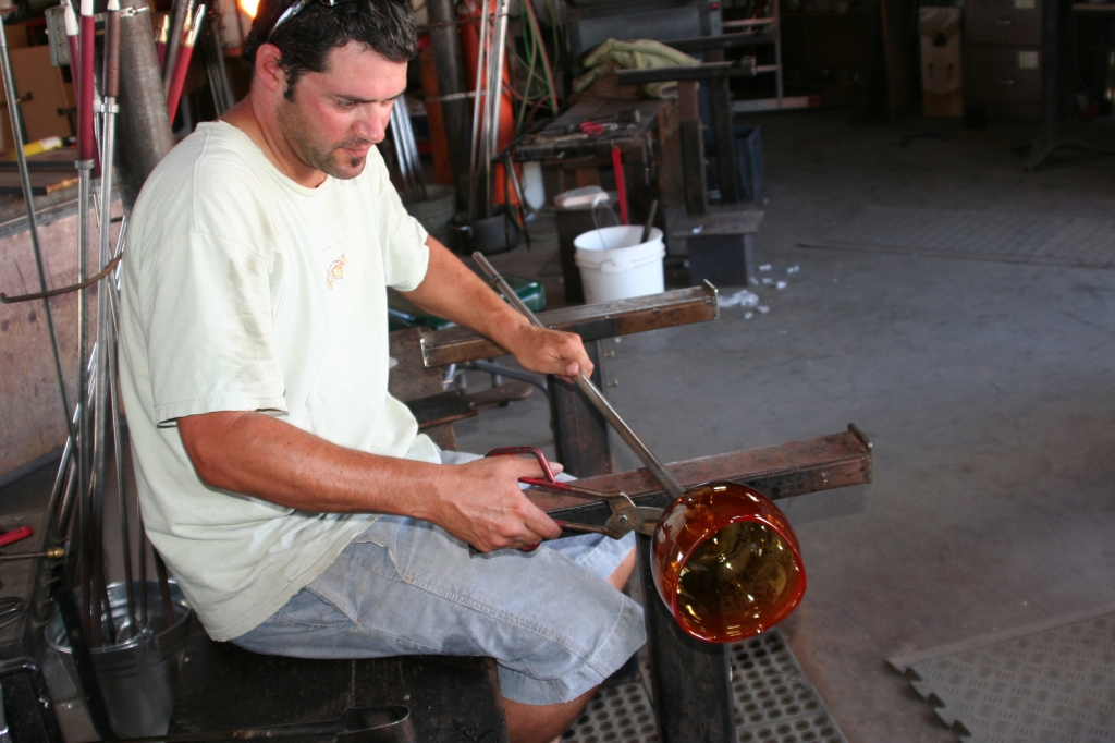 Steven Gandolfo | Salatino-Gandolfo Glass | Hand blown Carved Glass Vessels